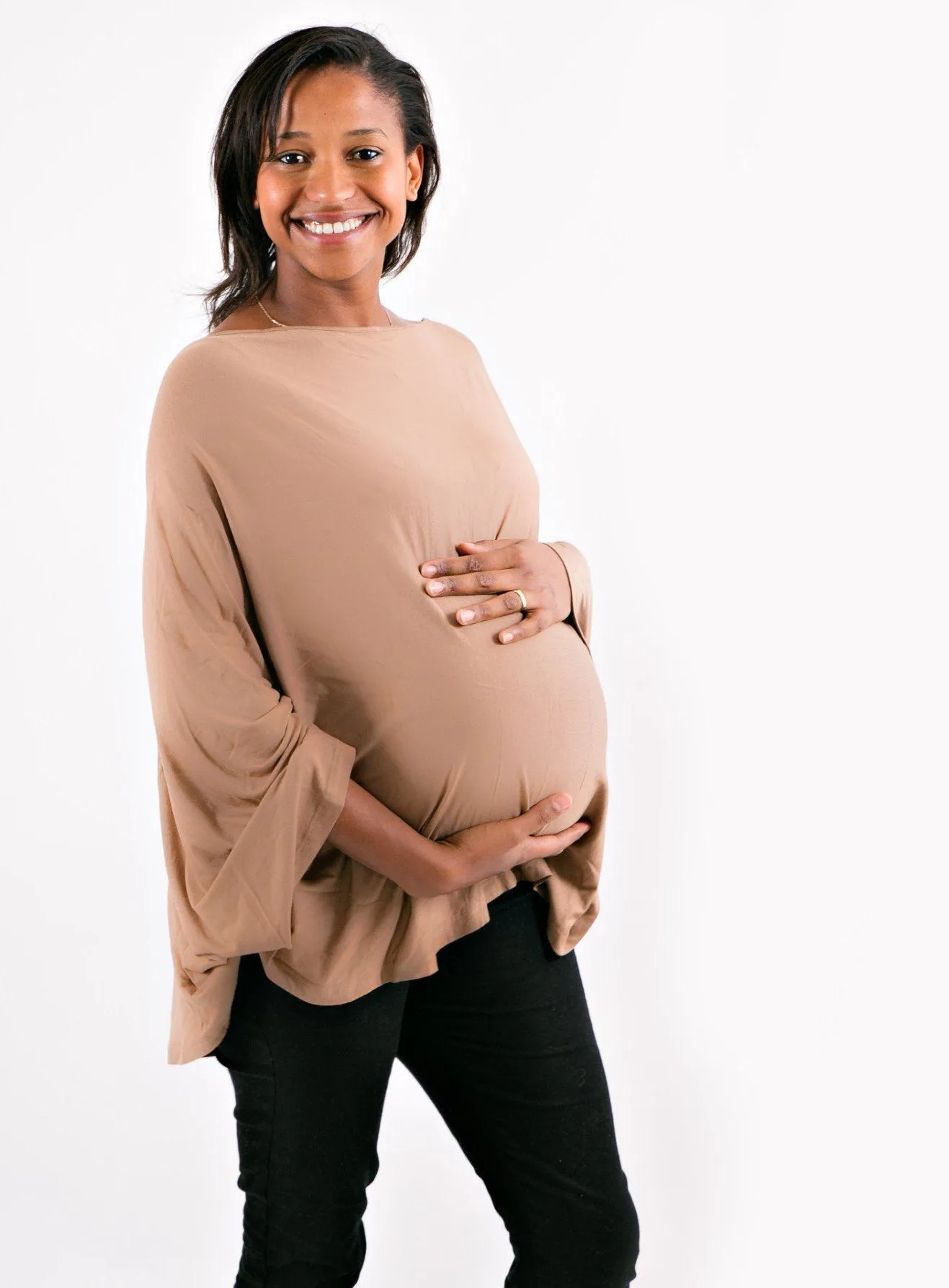 8-in-1 Maternity & Nursing Cardigan - Sahara Camel