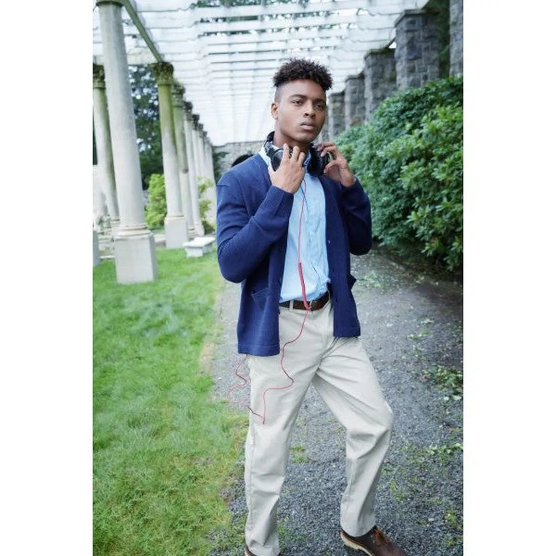 Adult Anti-Pill V-Neck Cardigan