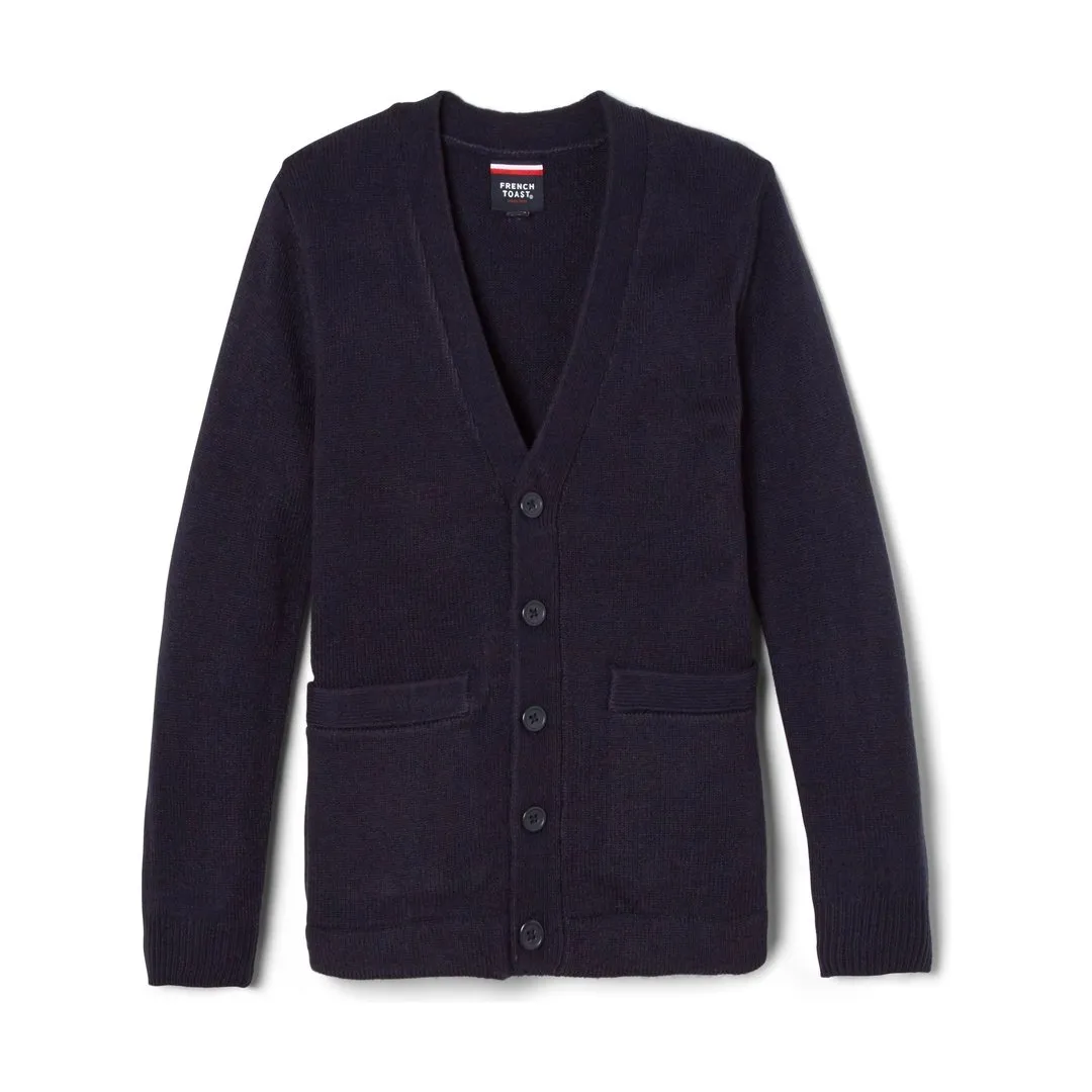 Adult Anti-Pill V-Neck Cardigan