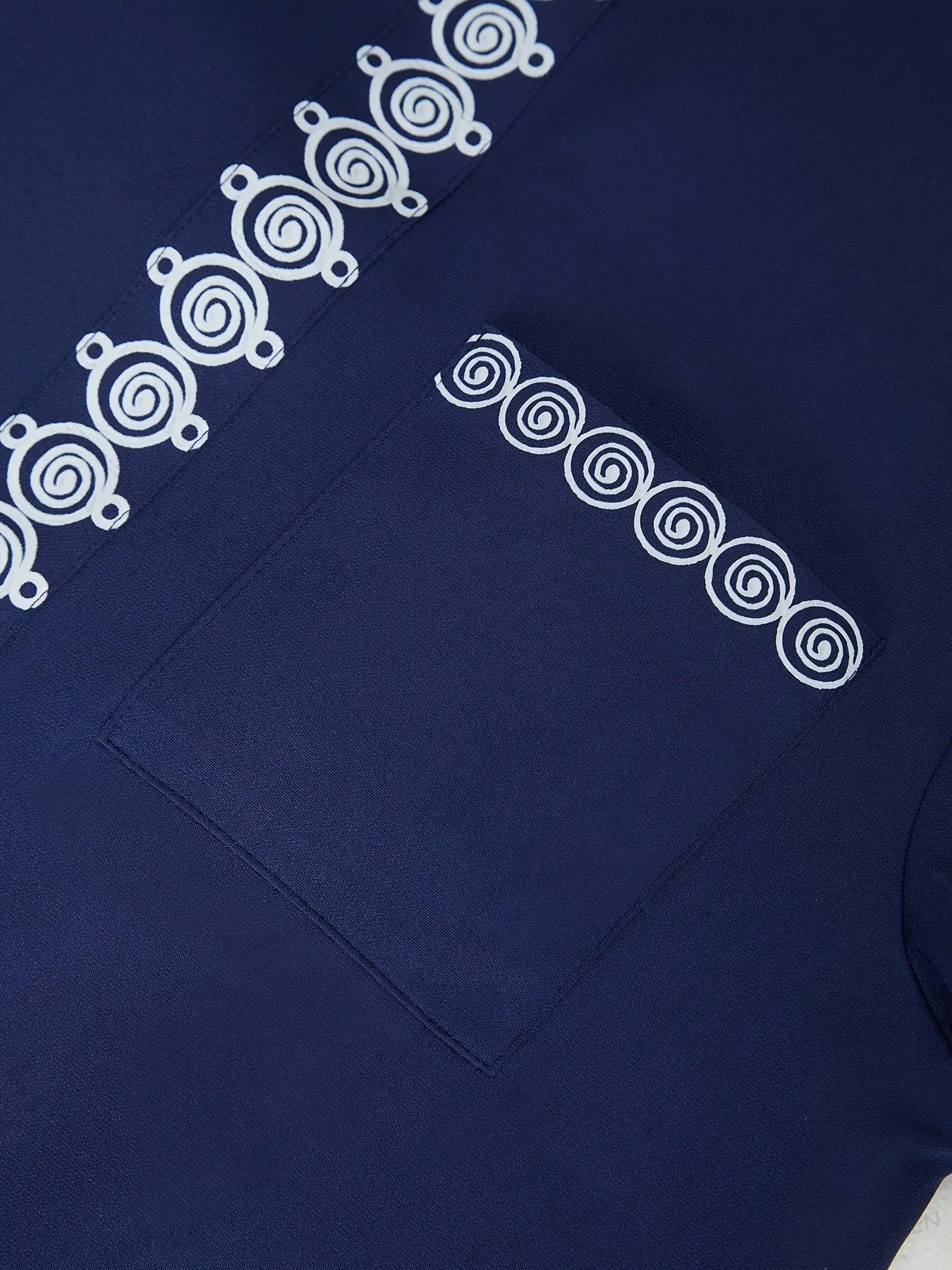 African Mens Senator Wear Kaftan | Navy Blue