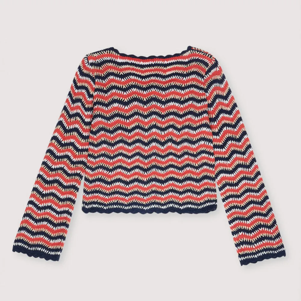 Areti Woman's Cardigan & Pants Set | Chili