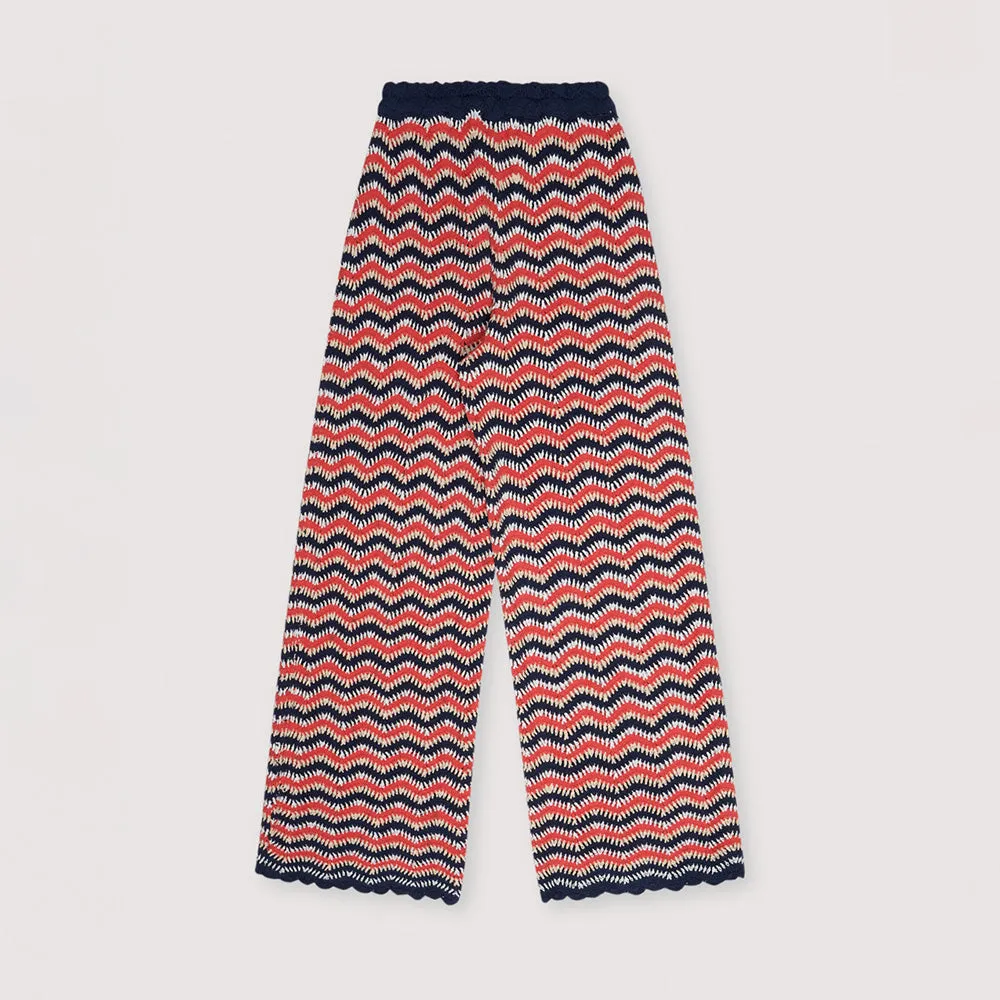 Areti Woman's Cardigan & Pants Set | Chili