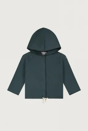 Baby Hooded Cardigan | Blue Grey