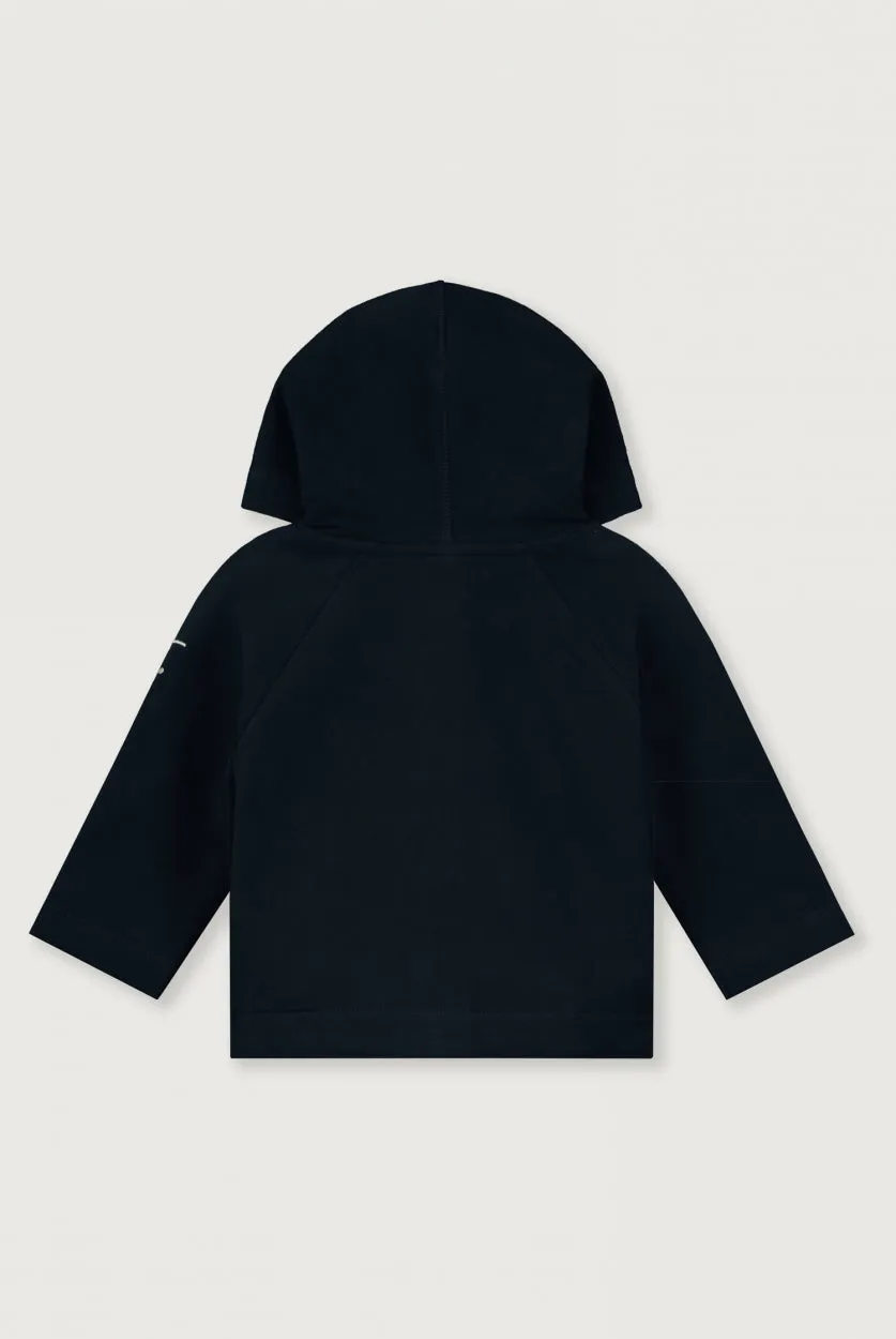 Baby Hooded Cardigan GOTS | Nearly Black
