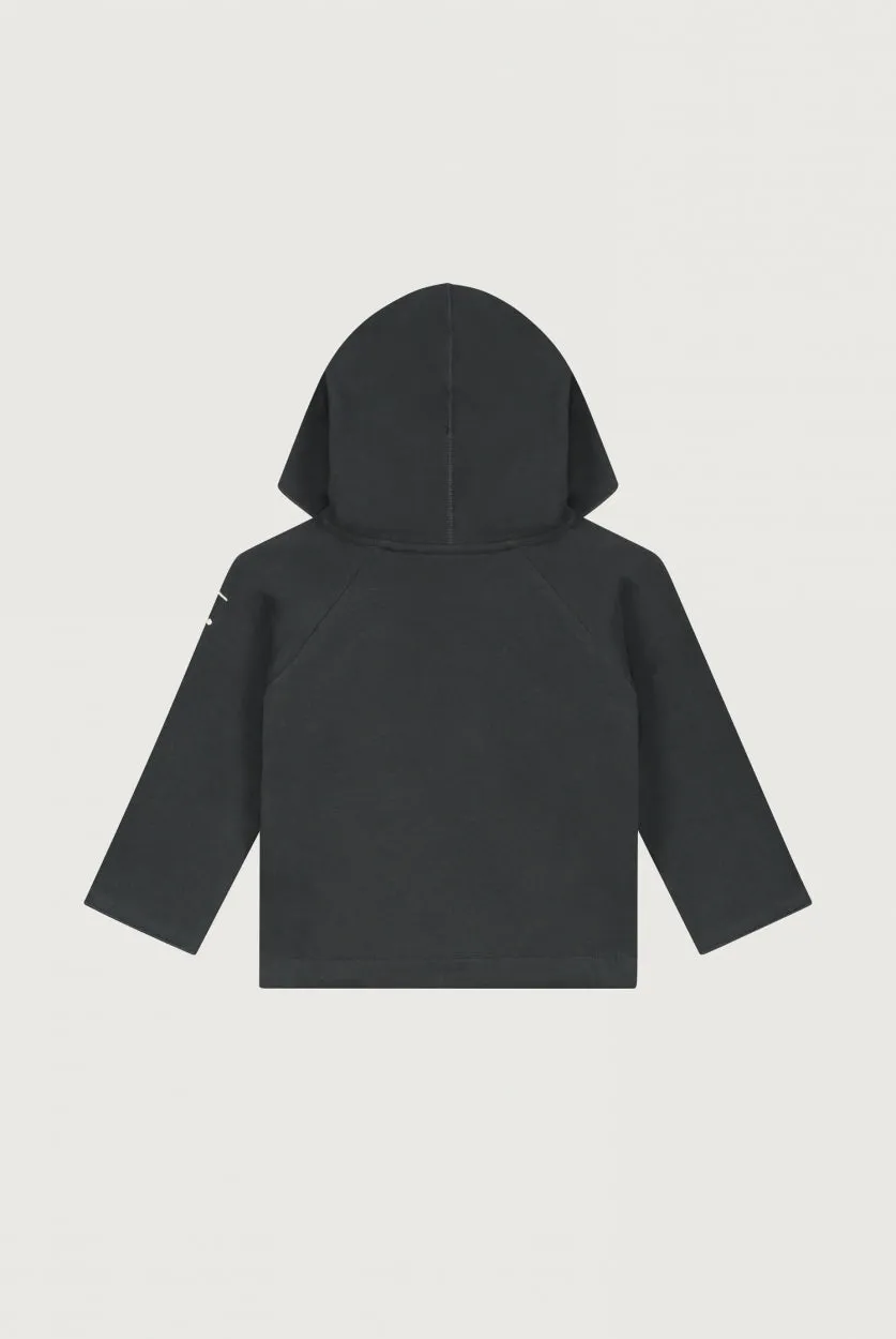 Baby Hooded Cardigan | Nearly Black