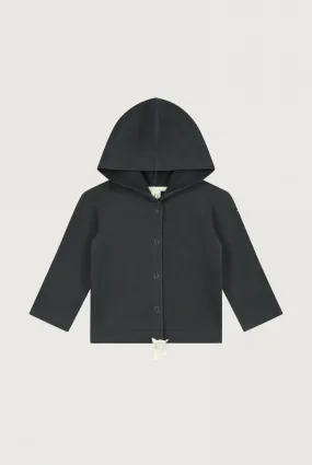Baby Hooded Cardigan | Nearly Black