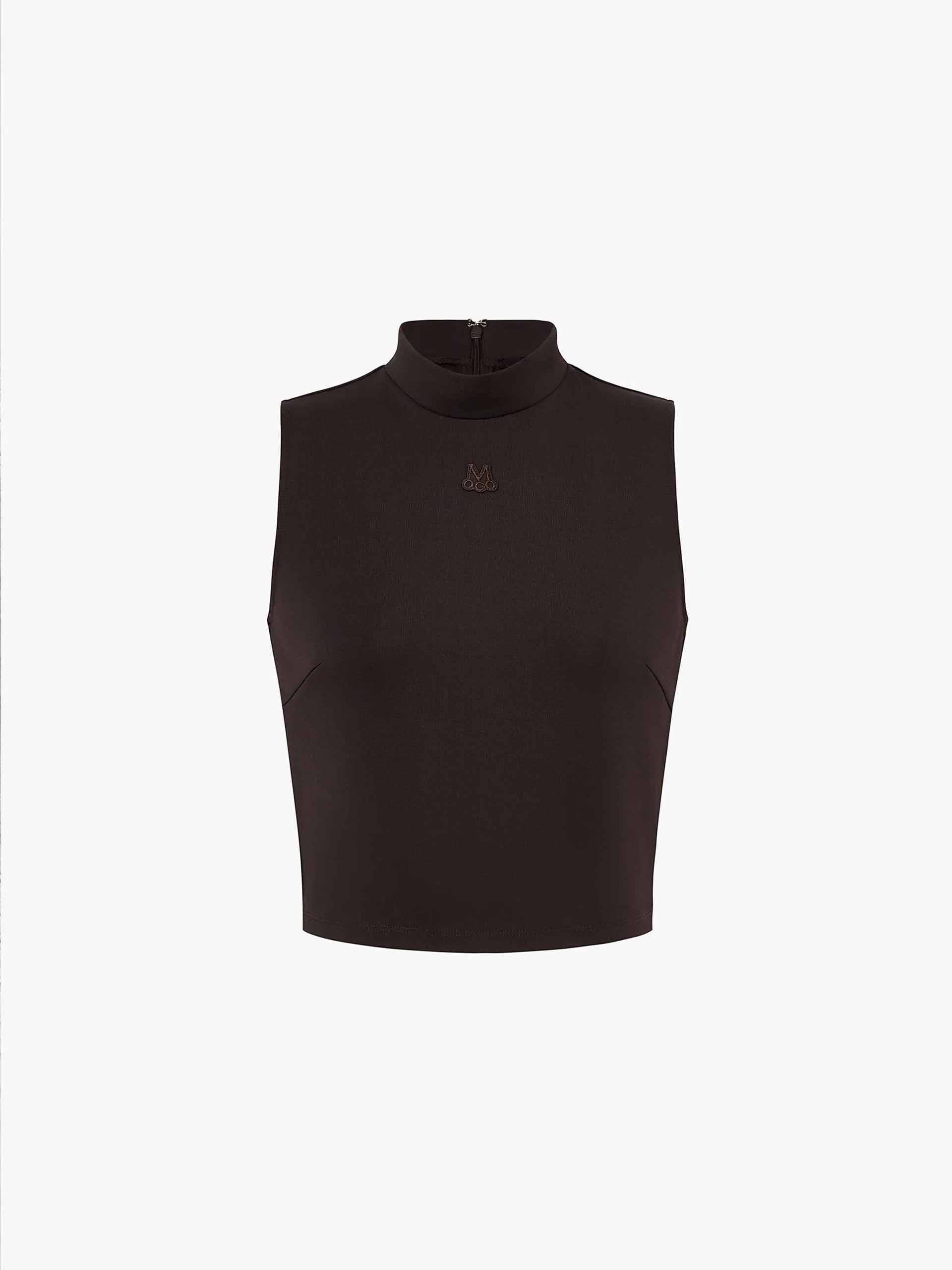 Back Zip Sleeveless Tank