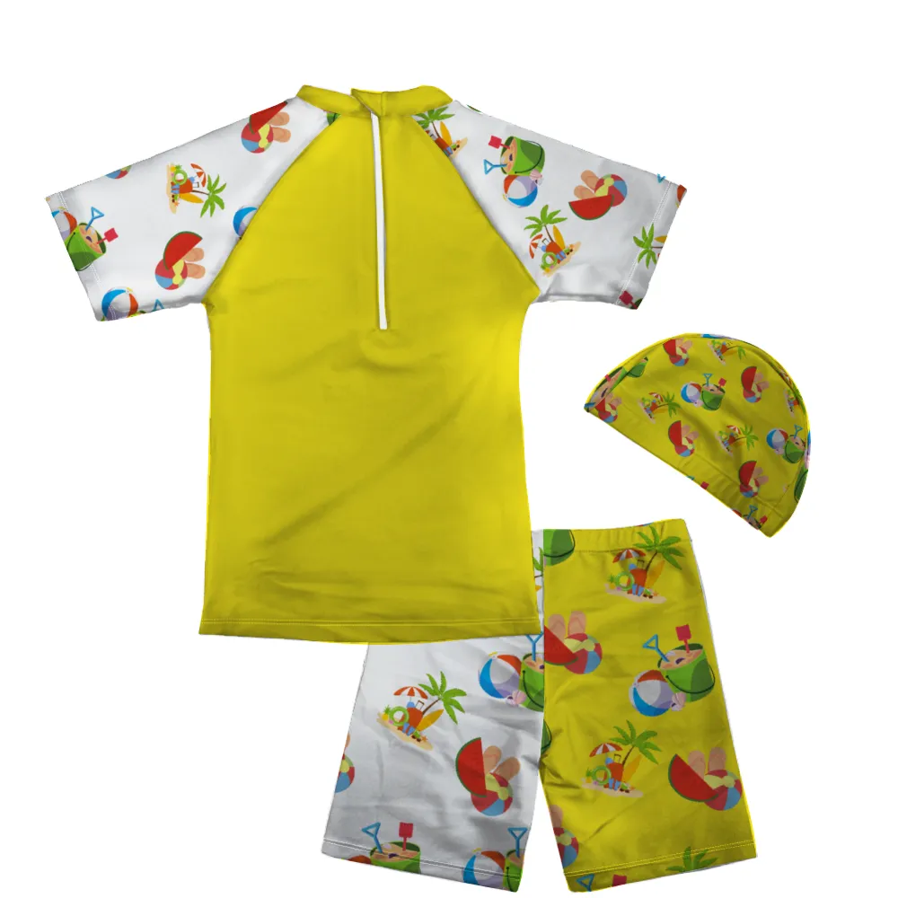 Beach Goods Boy's Three-Piece Swimwear