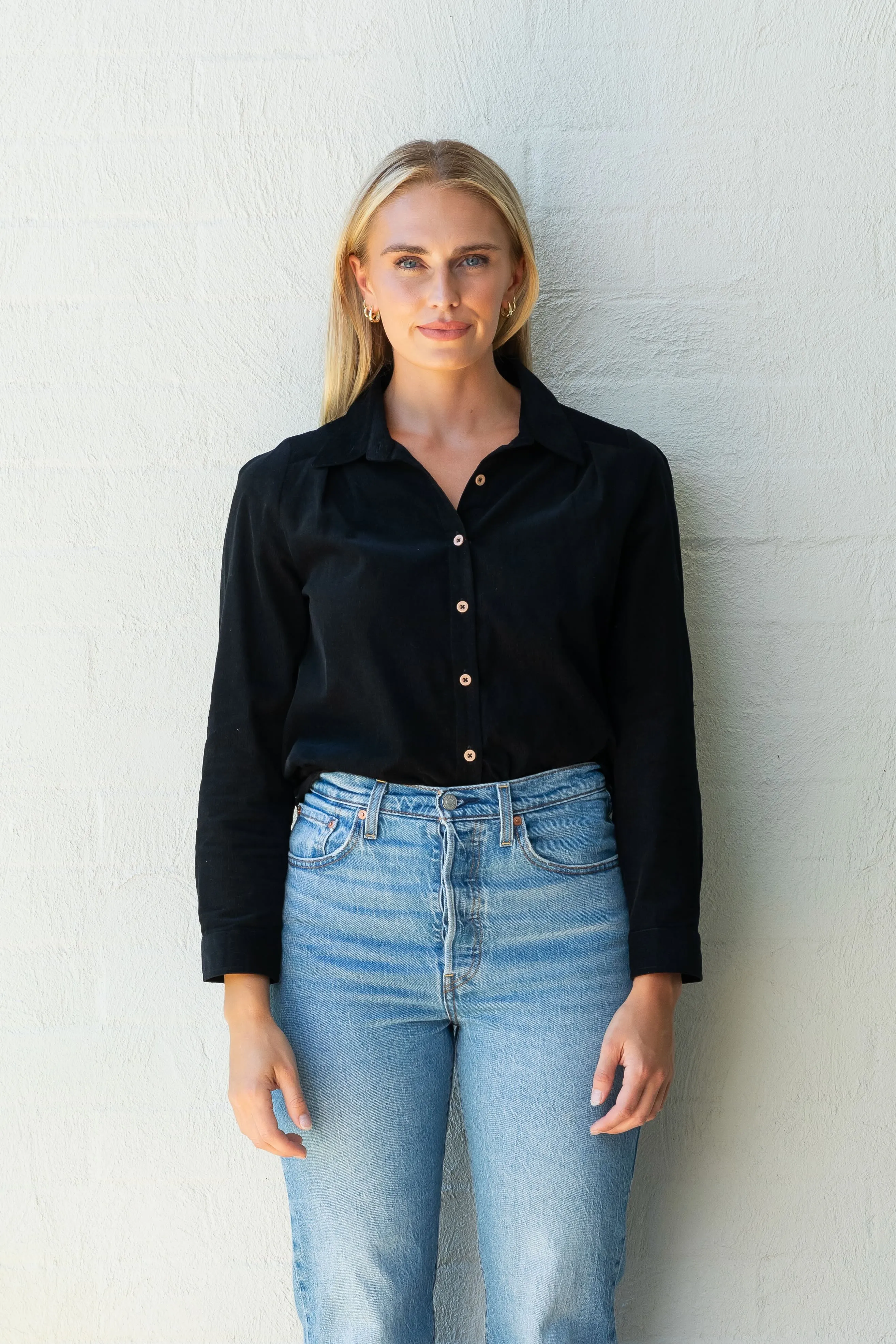 Black Baby Corduroy Shirt