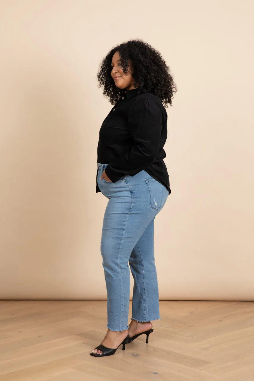 Black Baby Corduroy Shirt