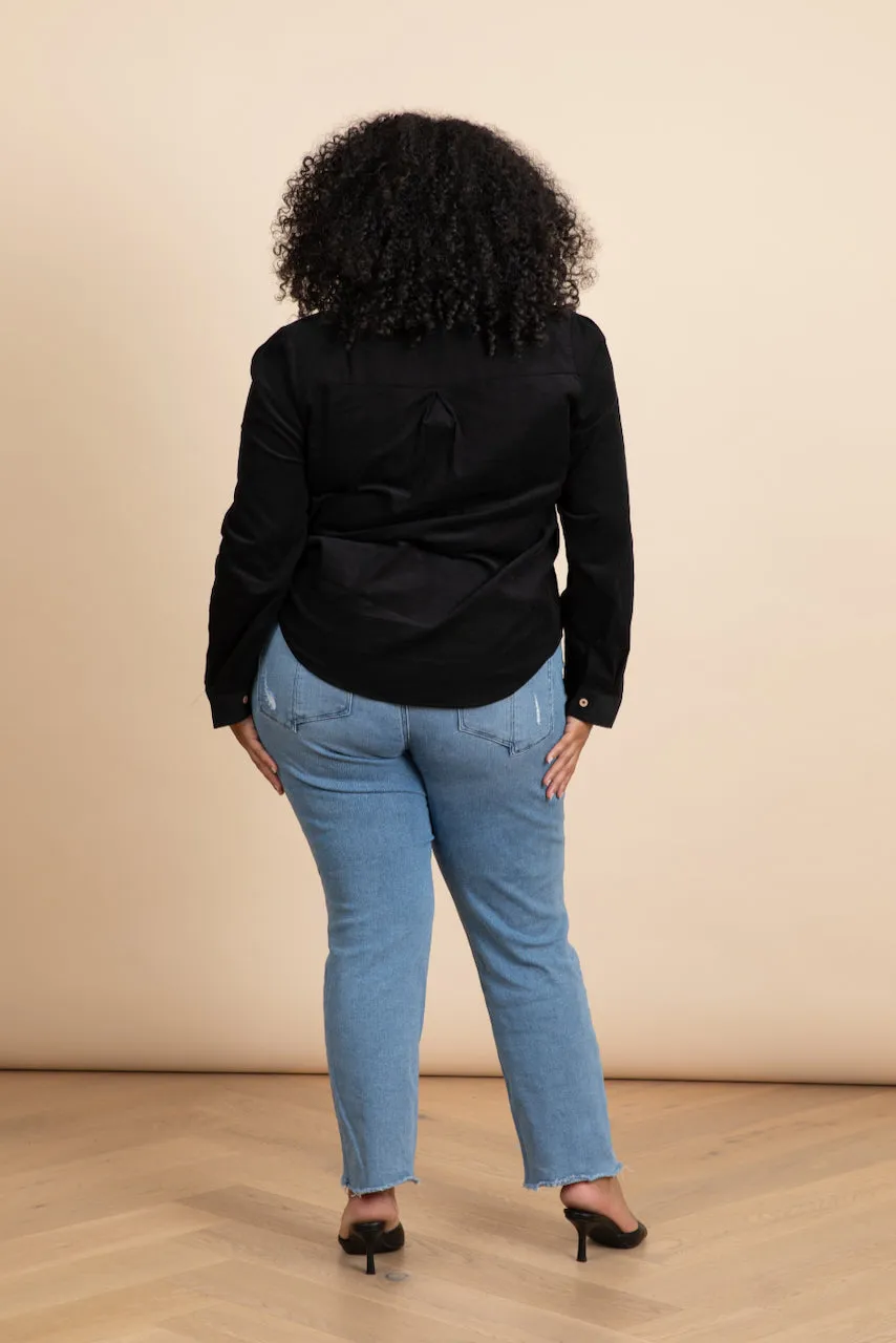 Black Baby Corduroy Shirt