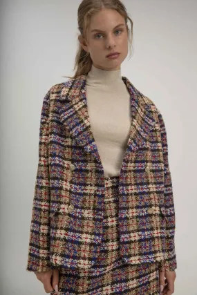Blazer Sem - Caramel Print