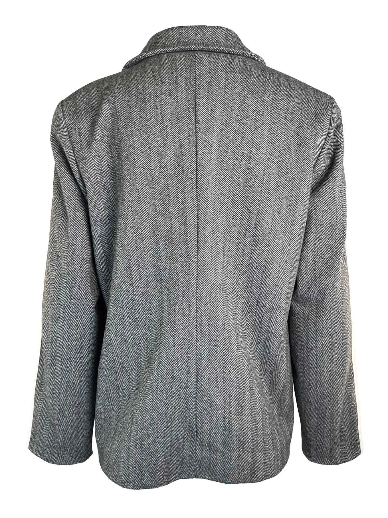 Blazer Sportstreifen grau