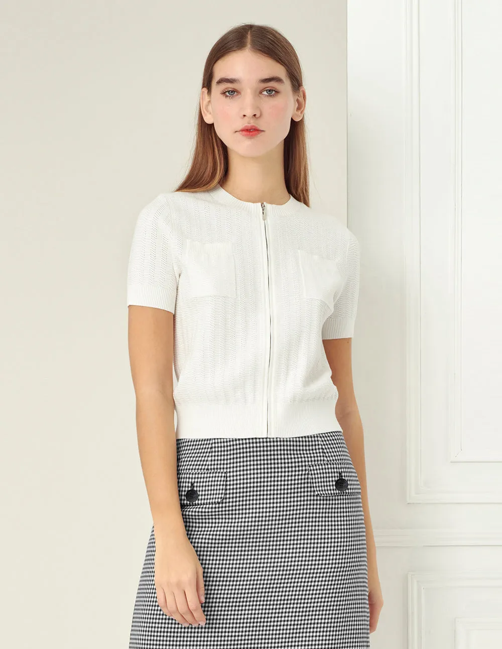 BORA AKSU Short-Sleeved Cardigan