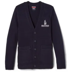 Brandeis Hebrew Academy V-Neck Cardigan - Boys
