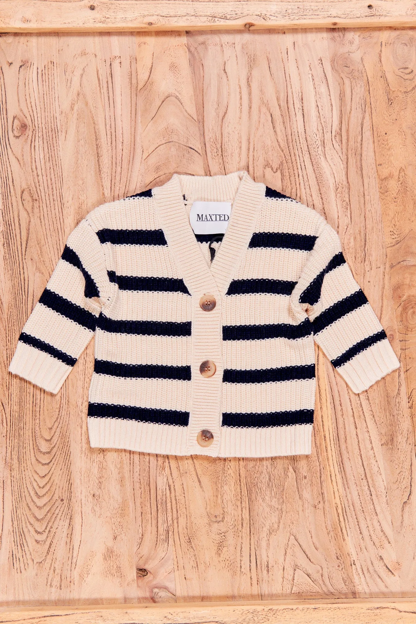 Breton Stripe Mini Me Chloe Cardigan