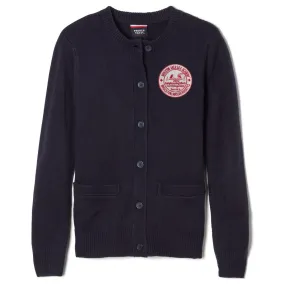 Brockton Area SDA - Crew Neck Cardigan Sweater - Girls
