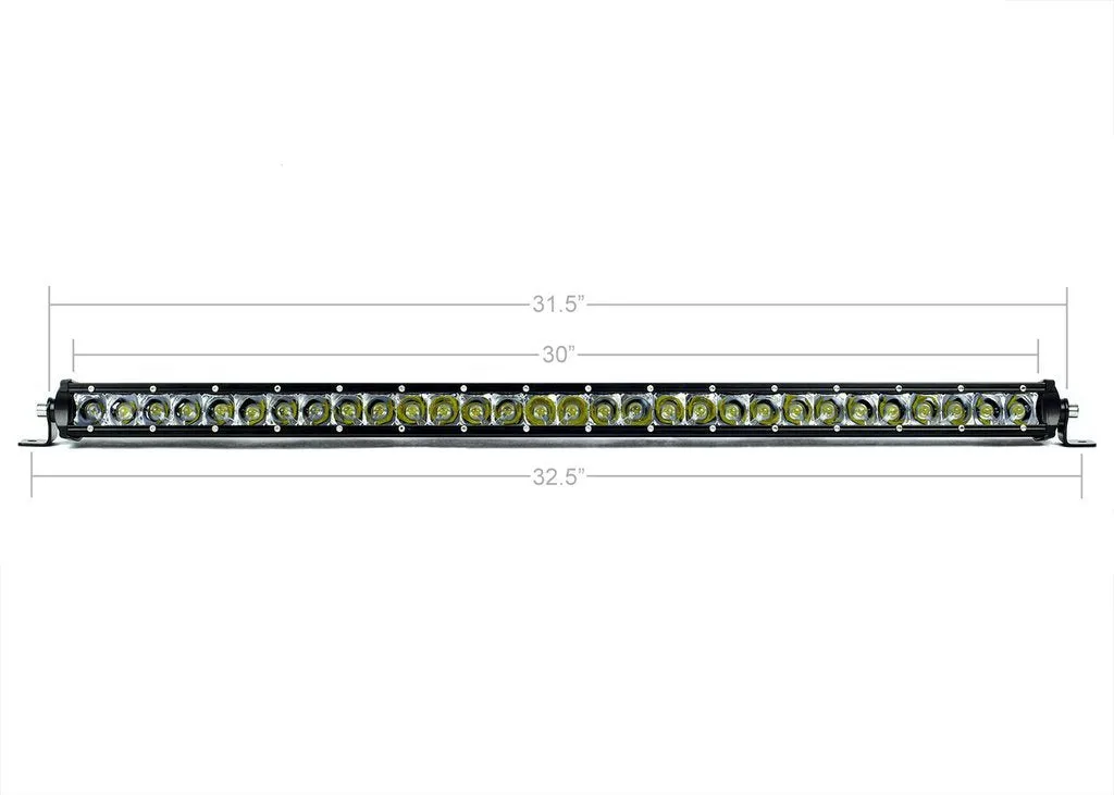 Cali Raised 32" Single Row Amber Light Bar