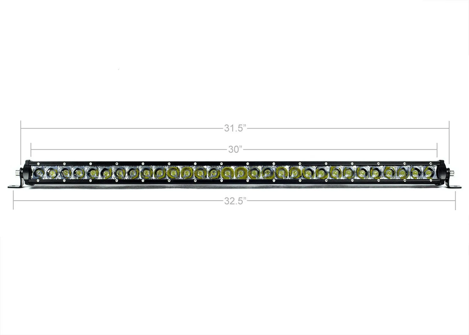 Cali Raised 32" Slim Single Row Bar