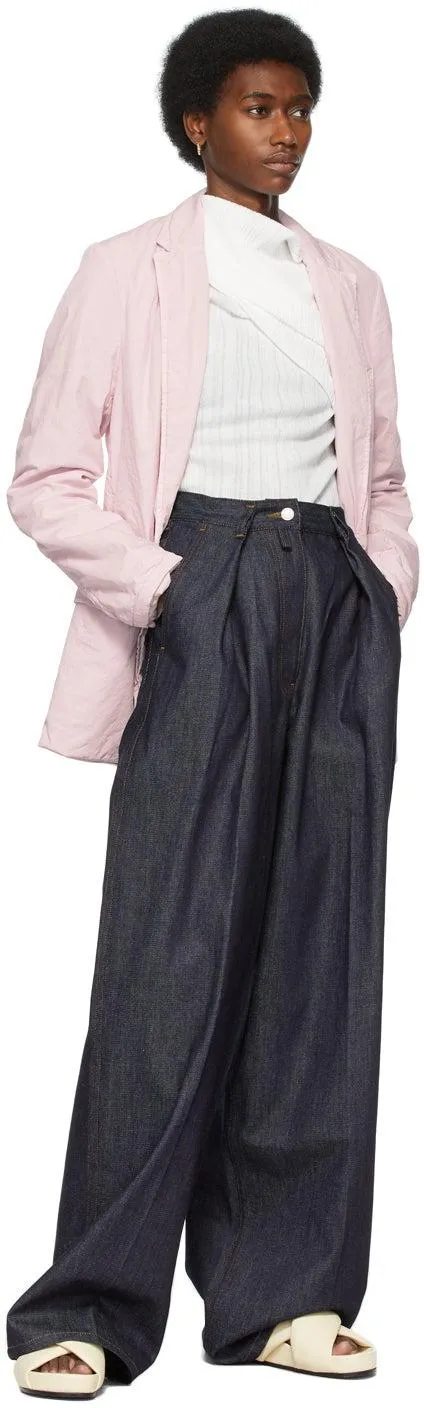 Dries Van Noten Pink Taffeta Blazer