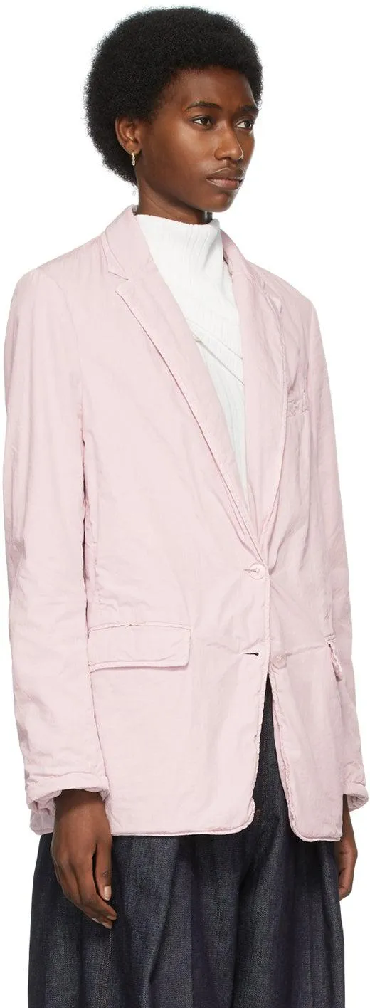 Dries Van Noten Pink Taffeta Blazer
