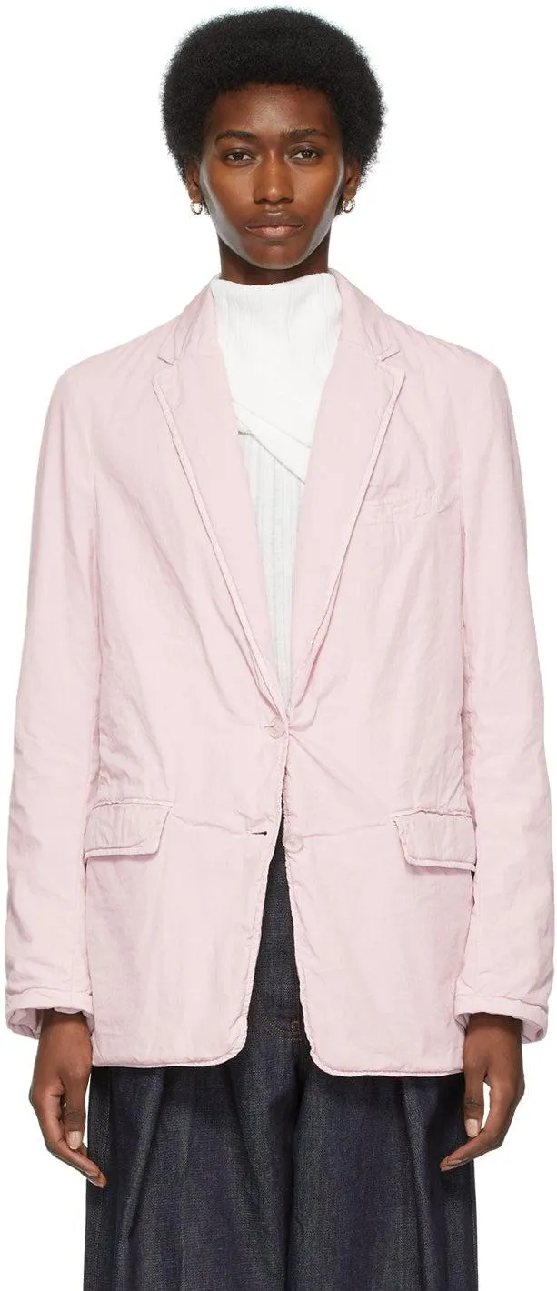 Dries Van Noten Pink Taffeta Blazer