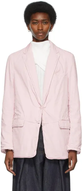 Dries Van Noten Pink Taffeta Blazer