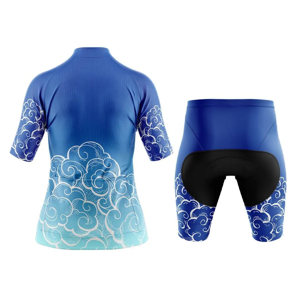 Elemental Wind (Blue) Aero Cycling Kit