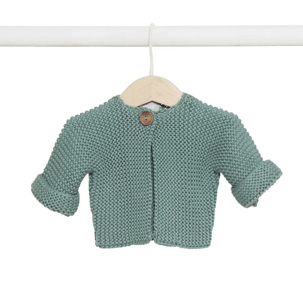 Elf Garter Stitch Baby Cardigan