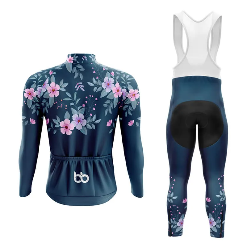 Floral Neck Cherry Blossom Aero Cycling Kit