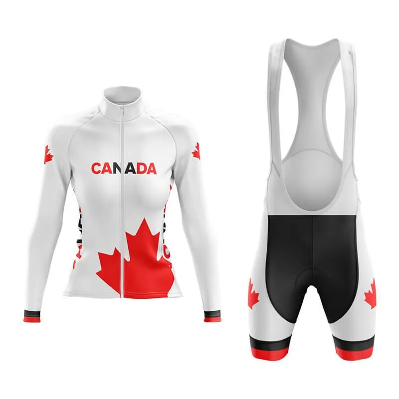Invert Team Canada Aero Cycling Kit (White)