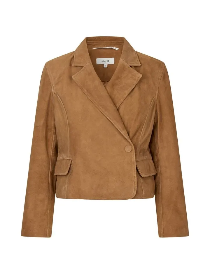 MbyM SUEDA Iva-M Blazer/Jacket Cognac Brown