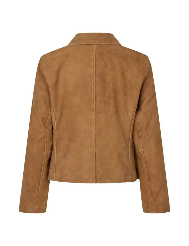 MbyM SUEDA Iva-M Blazer/Jacket Cognac Brown
