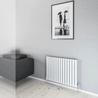 Moda Horizontal Aqua Steel Radiator (Single) - All Sizes