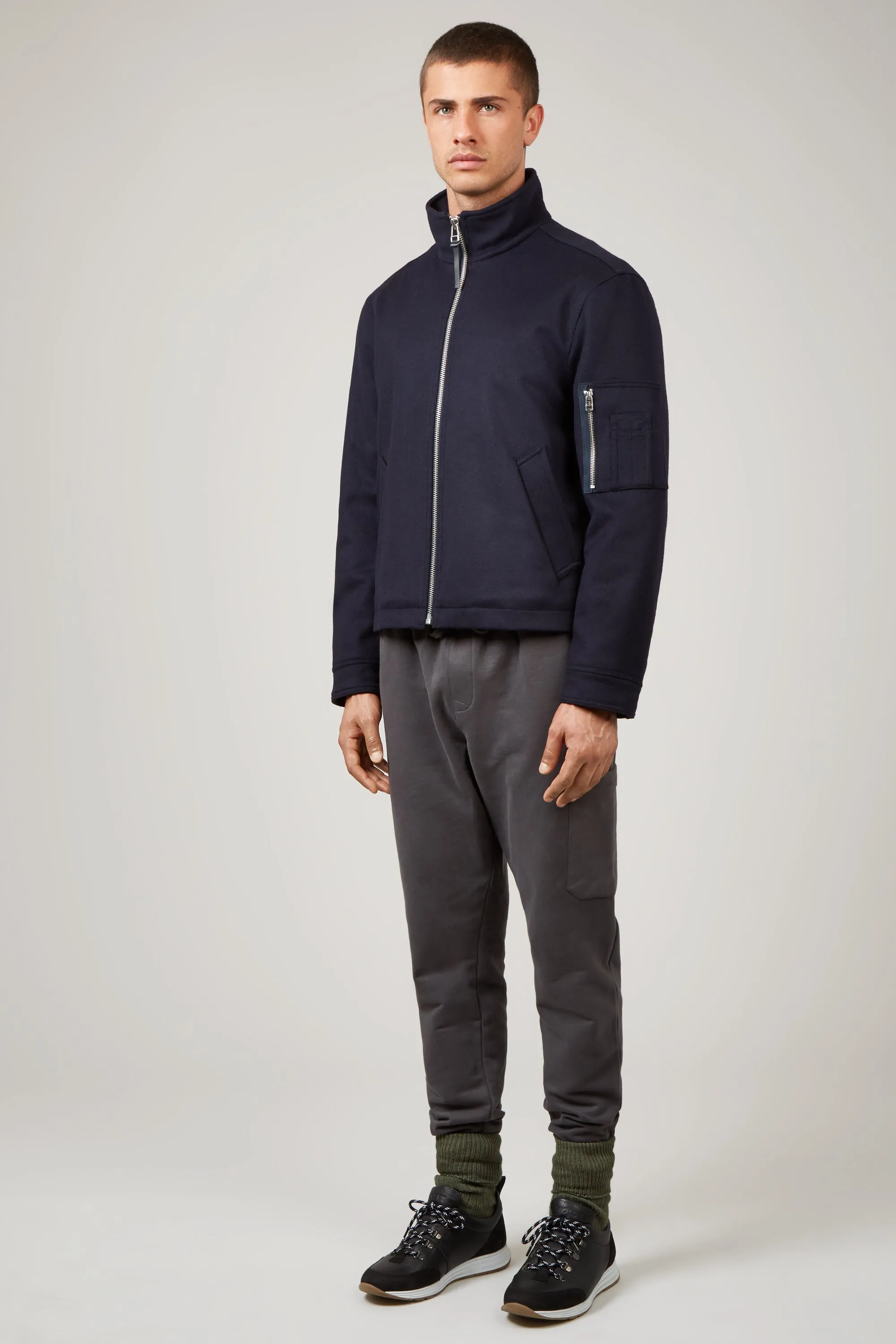 Navy Utility Harrington