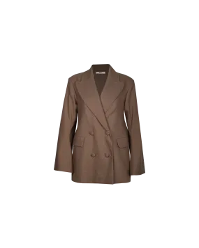 NORTH BLAZER BROWN CHECK