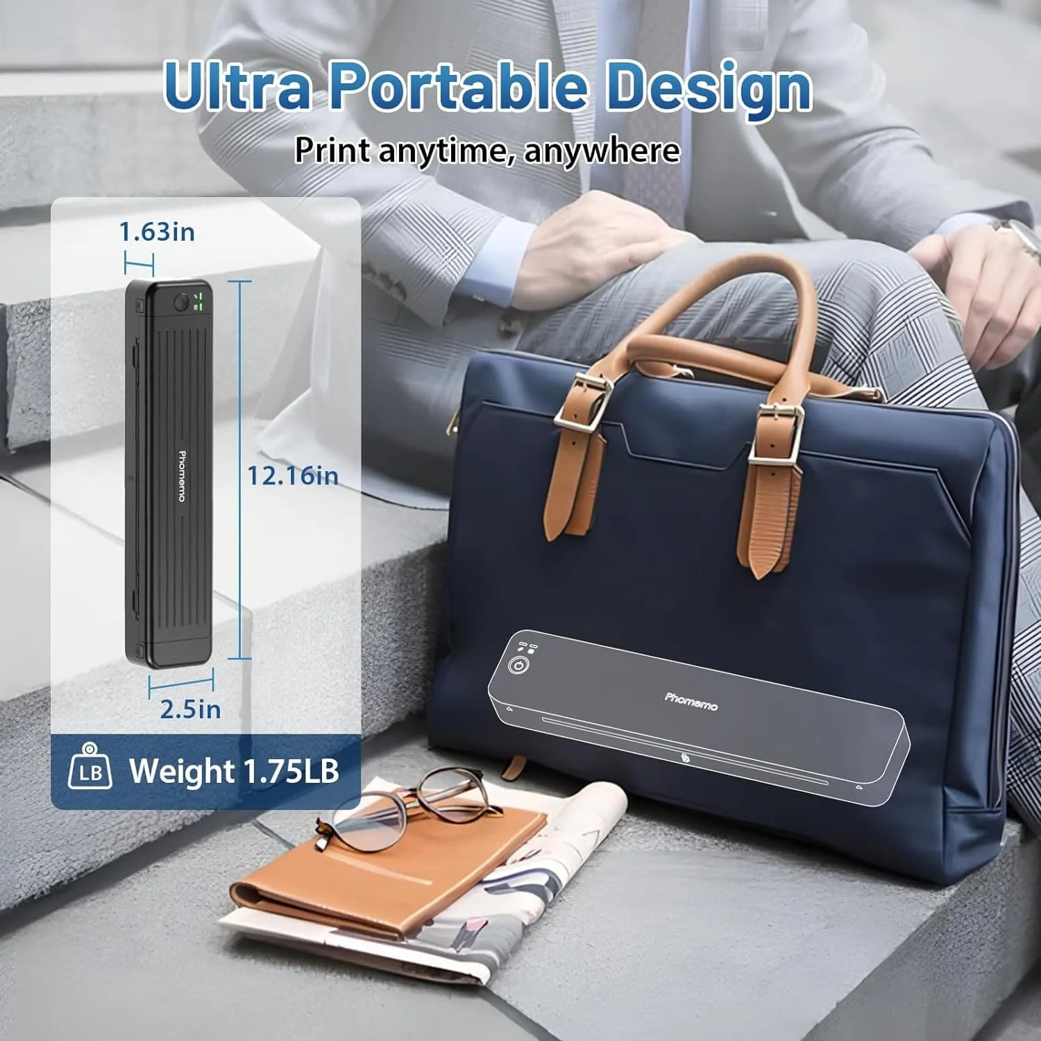 Phomemo P831 Bluetooth Portable Thermal Transfer Printer