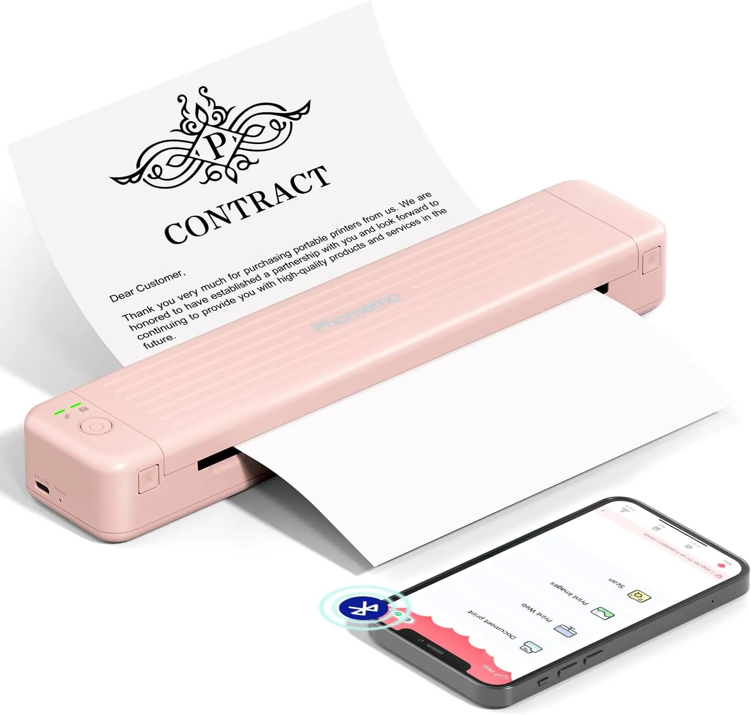 Phomemo P831 Bluetooth Portable Thermal Transfer Printer