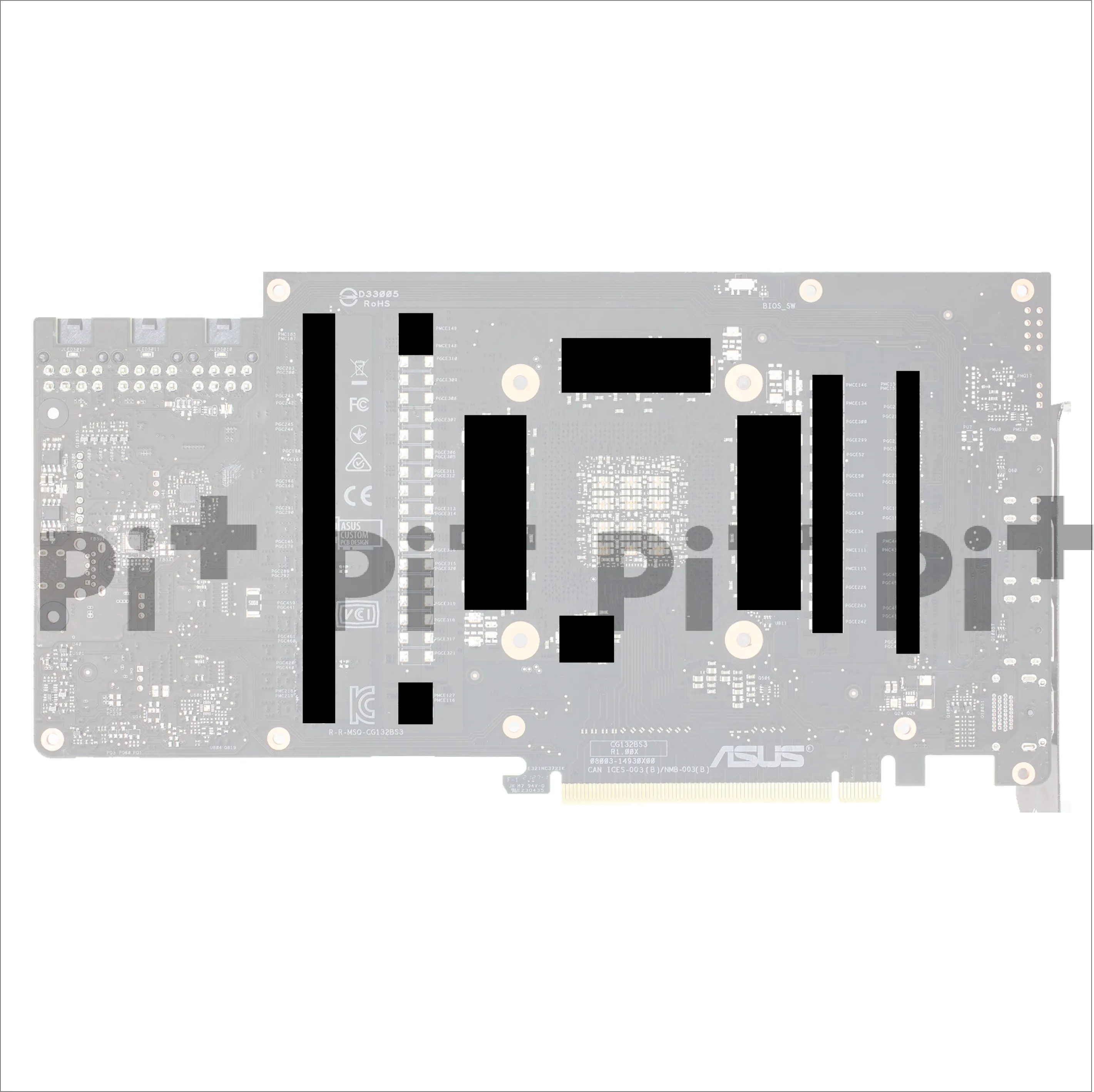 Pre-Cut Thermal Pads for Asus 3080 / 3080 Ti STRIX ( Higher Quality Thermal Pad )
