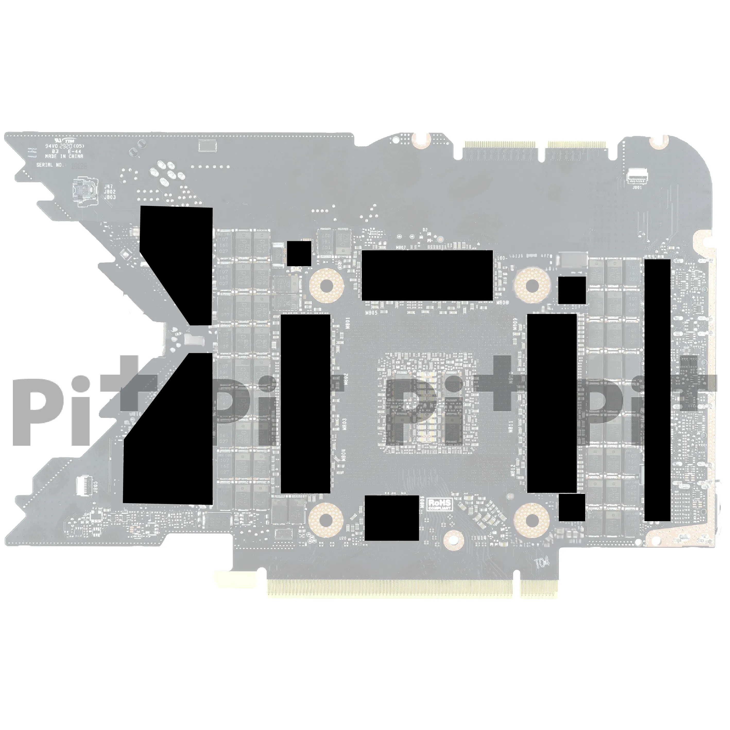 Pre-Cut Thermal Pads for Nvidia 3090 FE (Founders Edition) ( Higher Quality Thermal Pad )