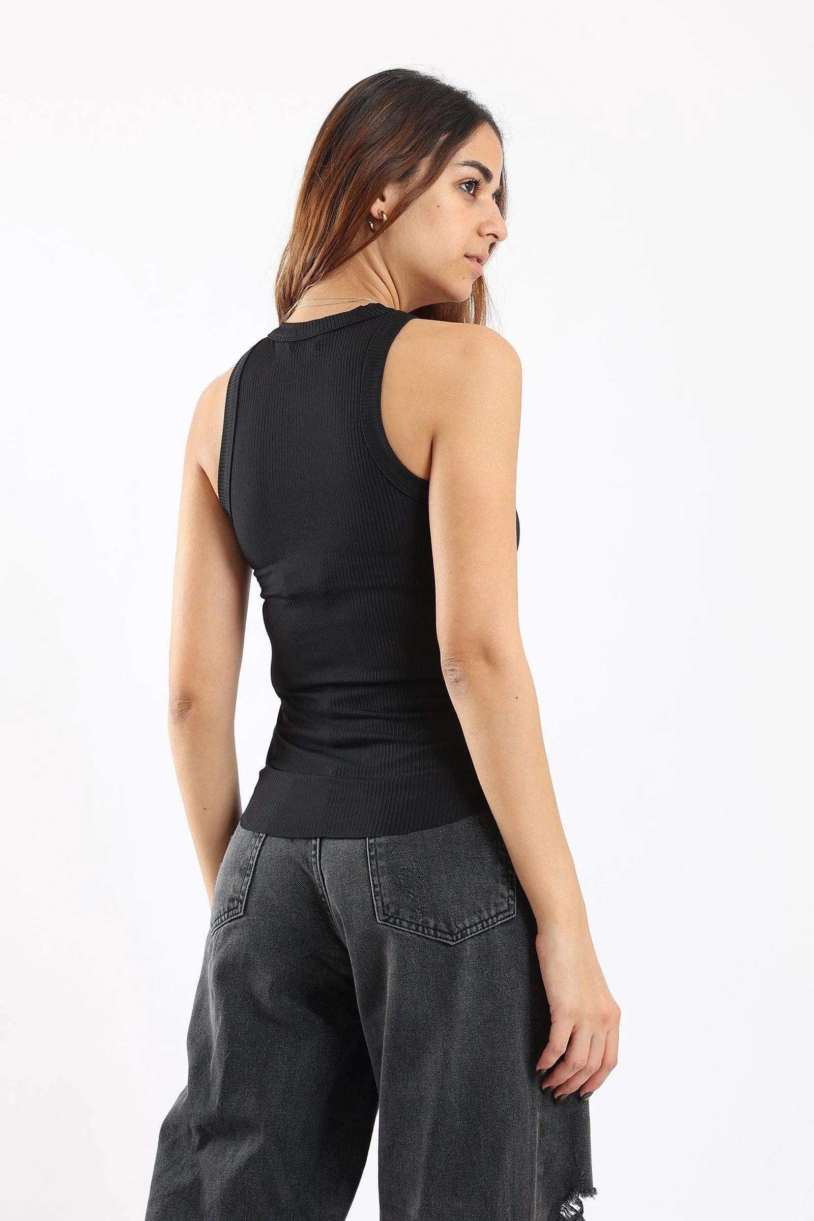 Racer Back Ribbed Top