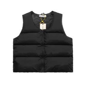 Ribbed Puffer Vest