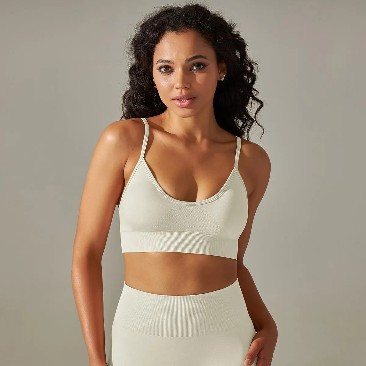 Seamless Knitted Quick-drying Yoga Vest Camisole For Women