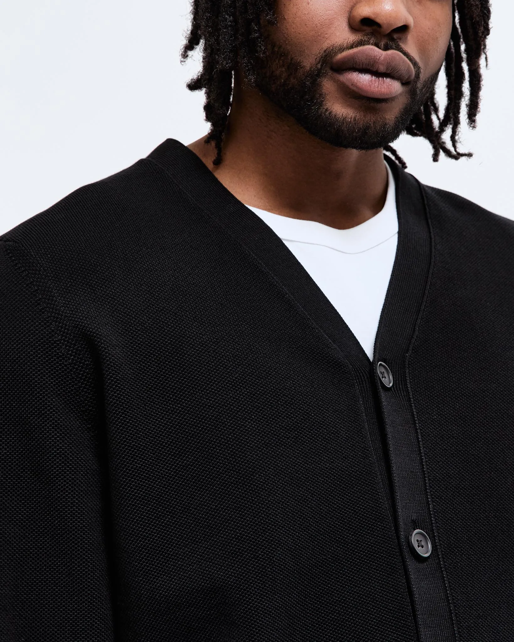 Supima Pique Ace Cardigan