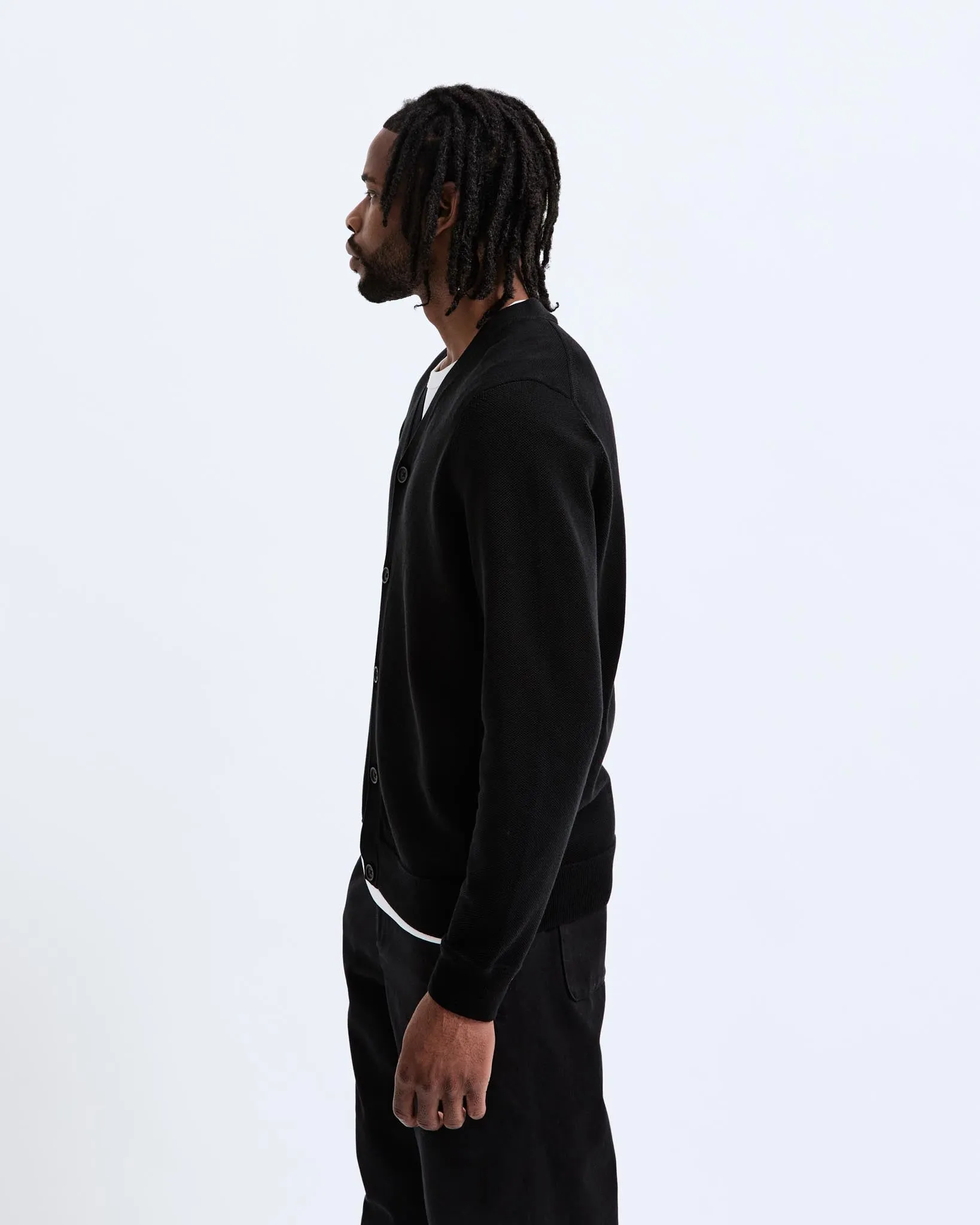 Supima Pique Ace Cardigan