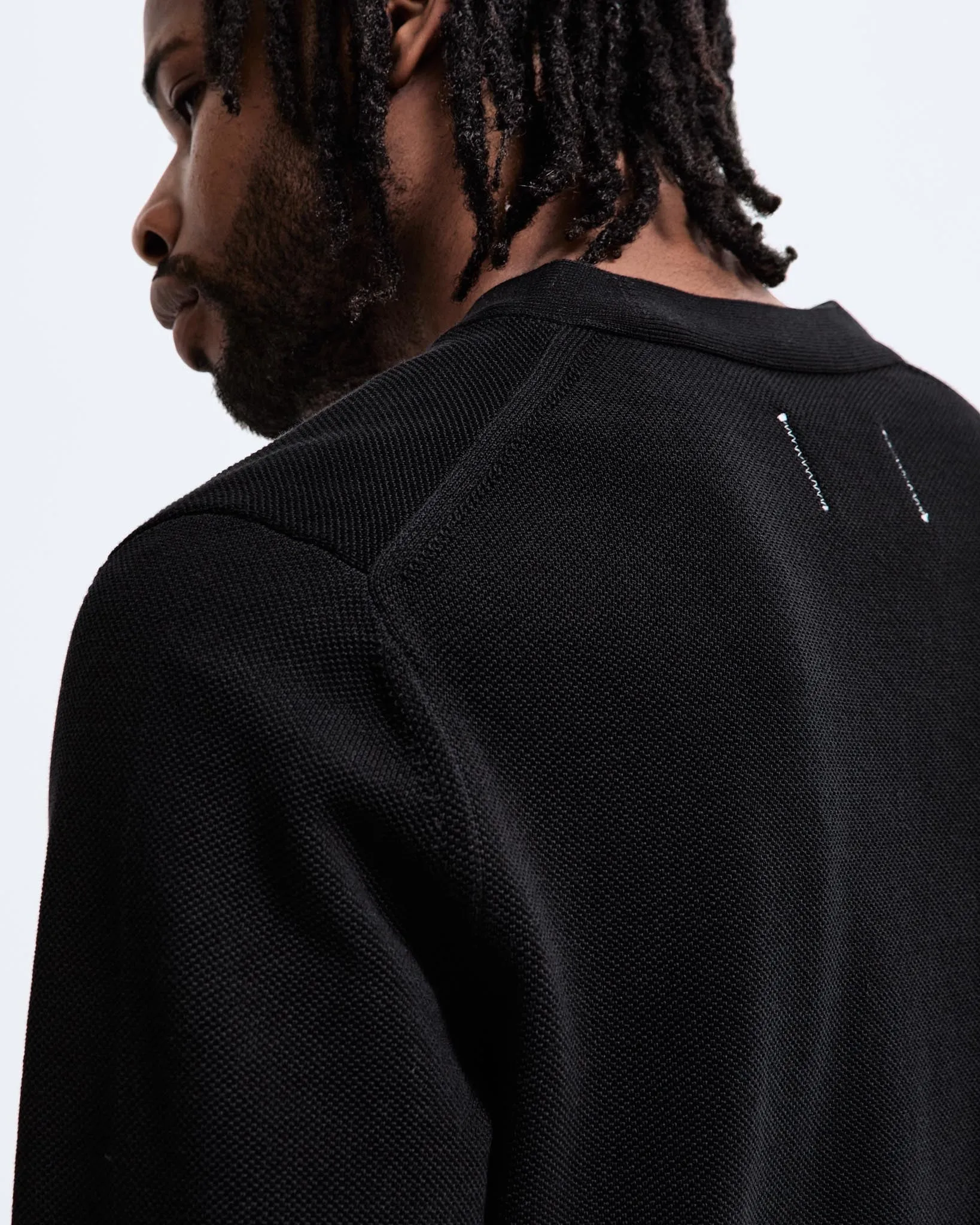 Supima Pique Ace Cardigan