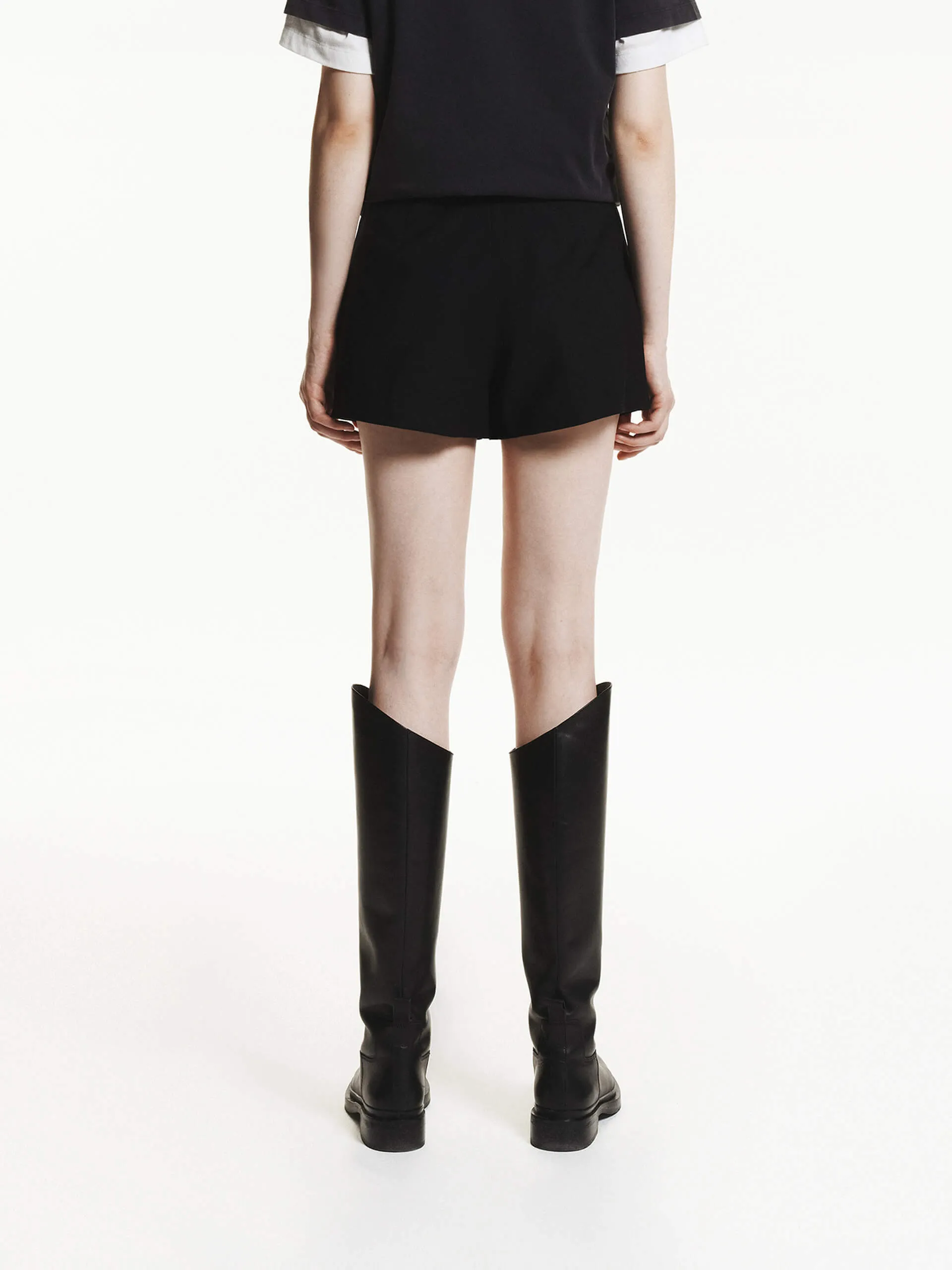Tailored High Waist Shorts
