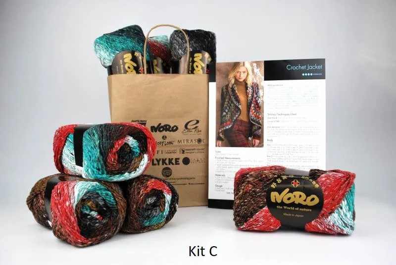 Taiyo Crochet Jacket Kit (Noro)