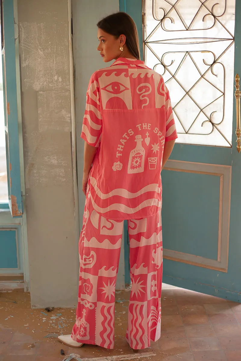 Thats the Spirit Pants- Pink