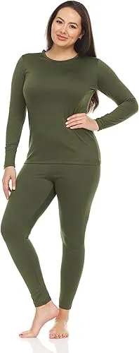 Thermal Set 2 Women Olive
